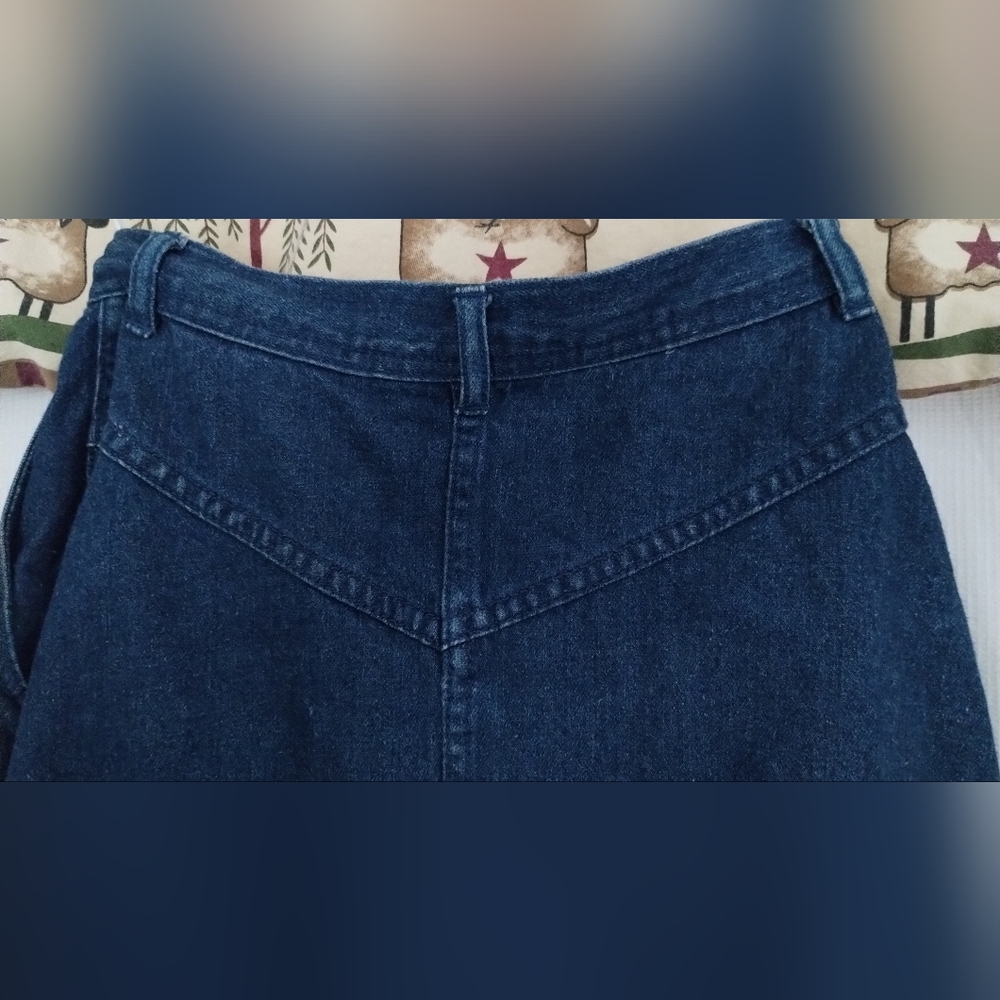 Women's Vintage  Gloria Vanderbilt Denim Skirt - Picture 6 of 7
